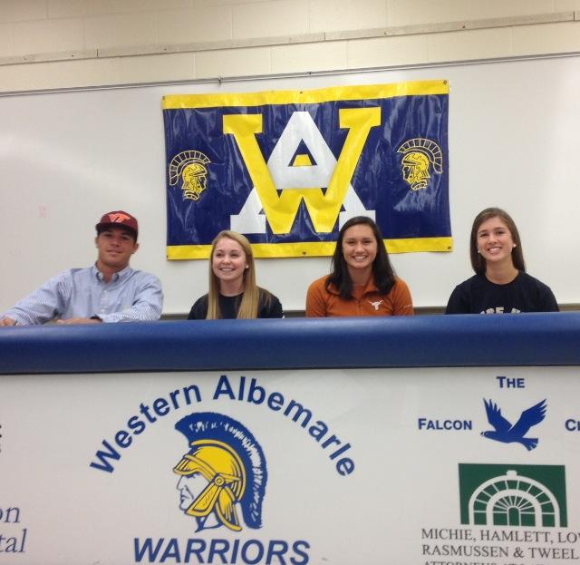 Western athletes sign to D1 schools