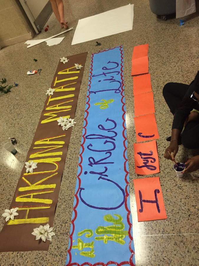 The Seniors Lion King banners