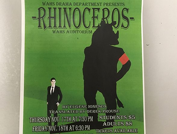 Stampede! Drama Department Unveils Fall Play, Rhinoceros