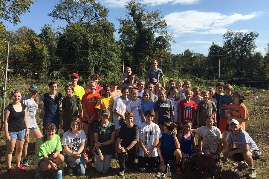 ESA Students Help at Local IRC Garden