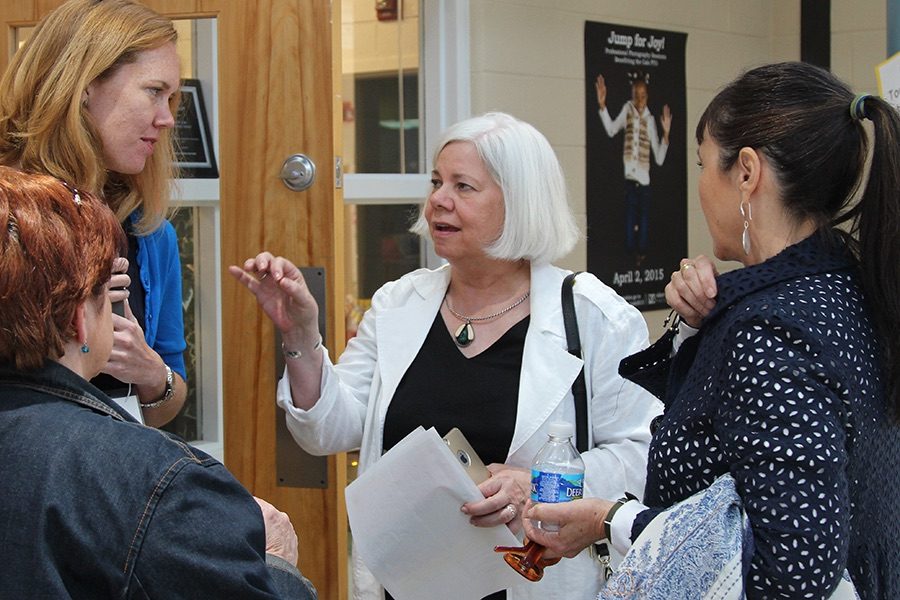 Dr. Moran speaks with fellow educators at Albemarle County Public Schools’ Unleashing Potential Conference.