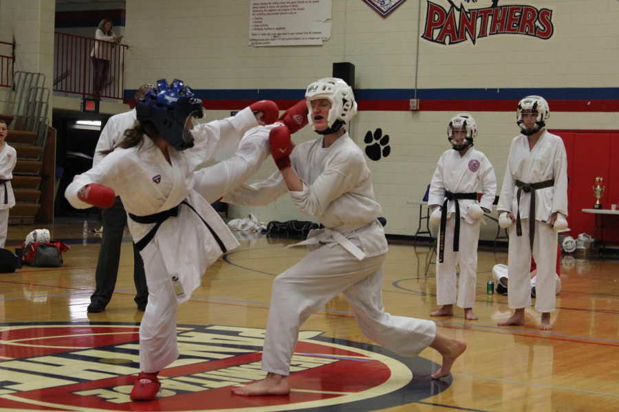 Davidson practices the karate style Shotokan, hoping to make it to the 2020 Olympics in Tokyo
