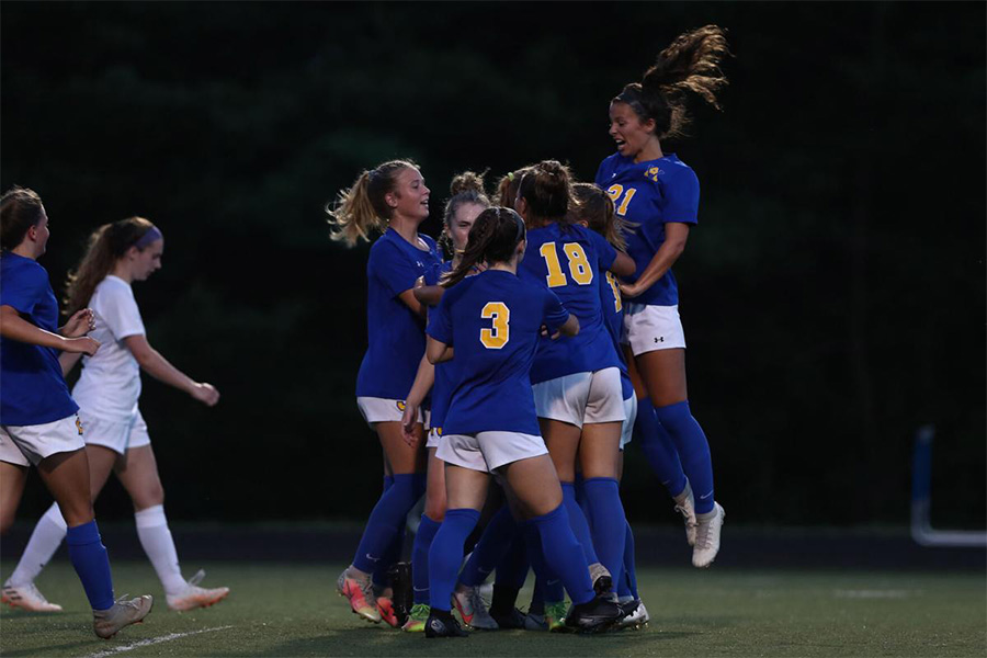 Girls Soccer succeeded in winning their fourth straight state title in 2021.