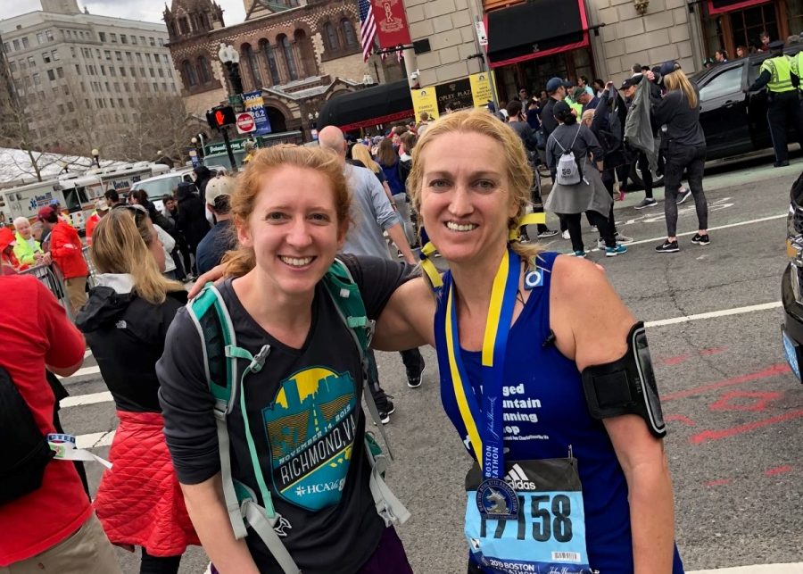 Spanish teacher runs Boston Marathon