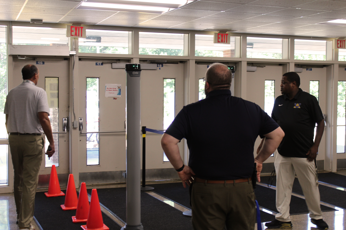 All students are required to pass through the screening system when they arrive at Western.