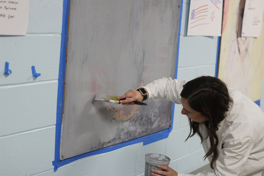 Science teacher Jordan Moore is one of the new leadership teachers tasked with managing events such as Spirit Week.