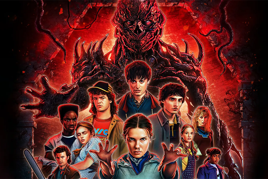 With "Stranger Things" Season Five, the Duffer Brothers bring viewers back to Hawkins for one last ride. Image by Netflix.